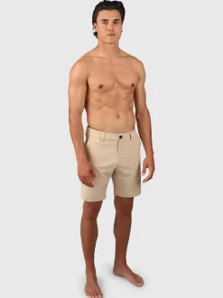 Marret Heren Hybrid Shorts | Beige