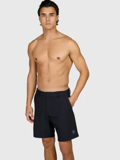 Marret Heren Hybrid Shorts | Zwart
