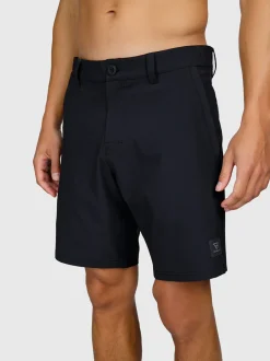 Marret Heren Hybrid Shorts | Zwart