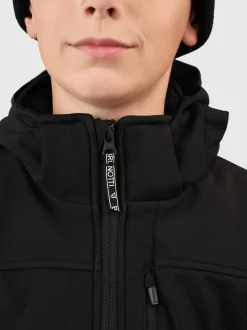 Marsaly-N Jongens Softshell Jas | Zwart