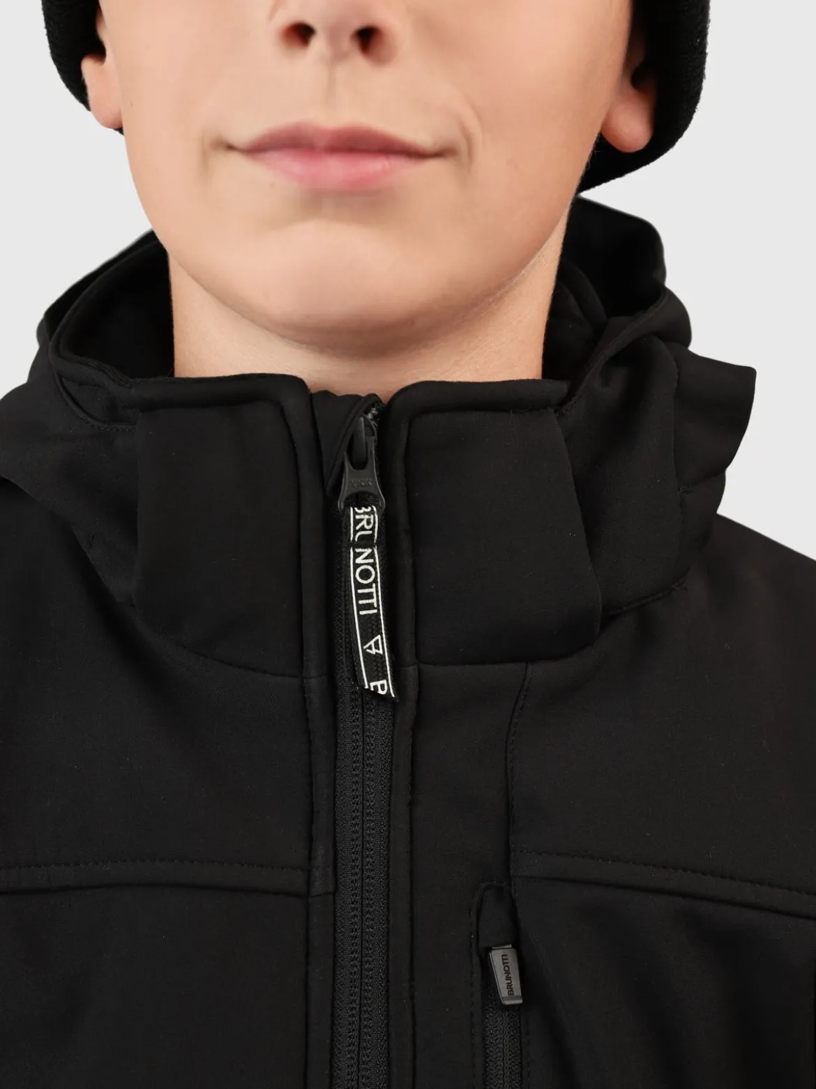 Marsaly-N Jongens Softshell Jas | Zwart