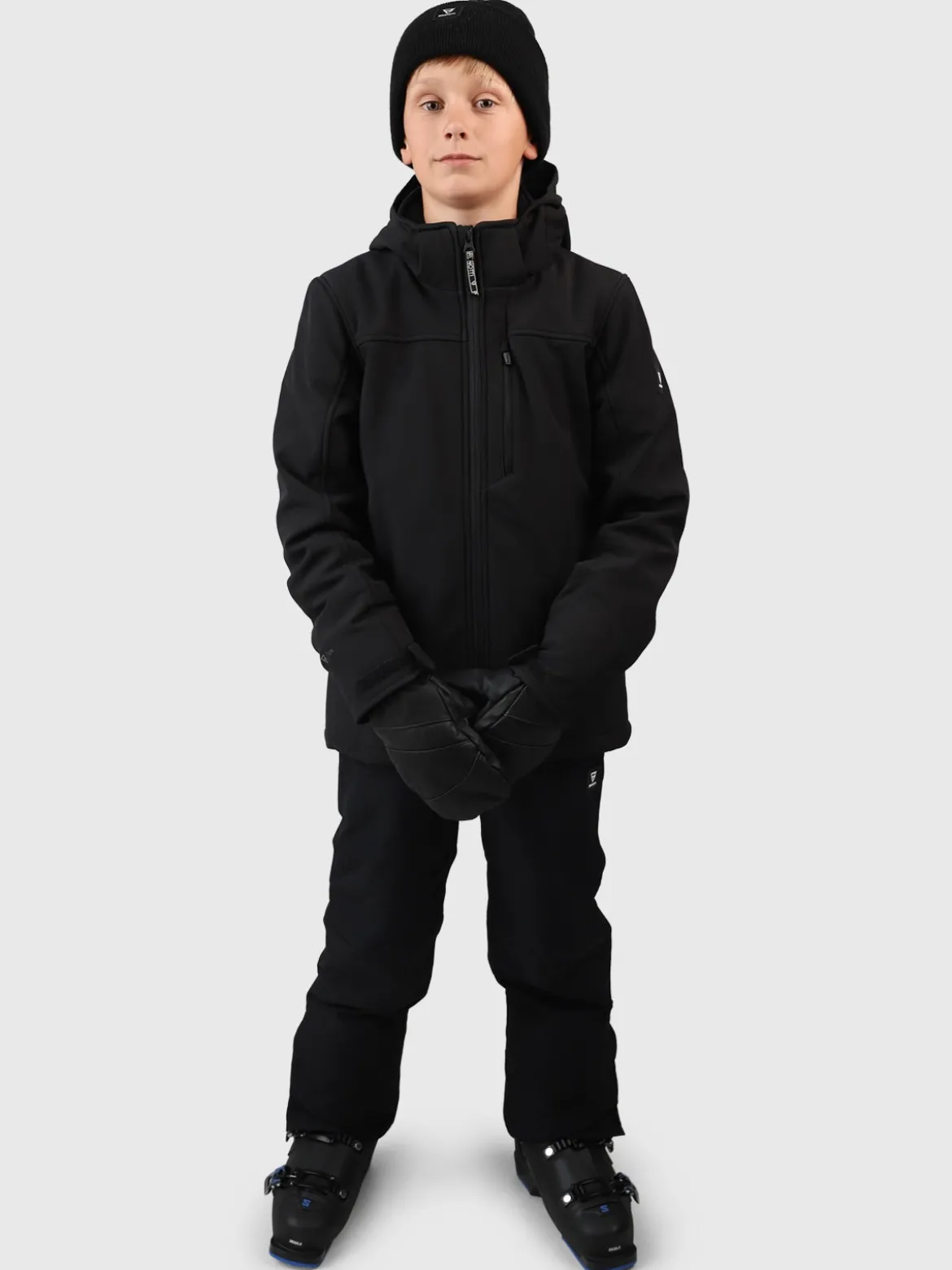 Marsaly-N Jongens Softshell Jas | Zwart