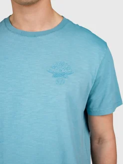 Mattey Heren T-shirt | Adriatic Blue