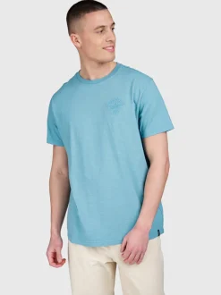 Mattey Heren T-shirt | Adriatic Blue