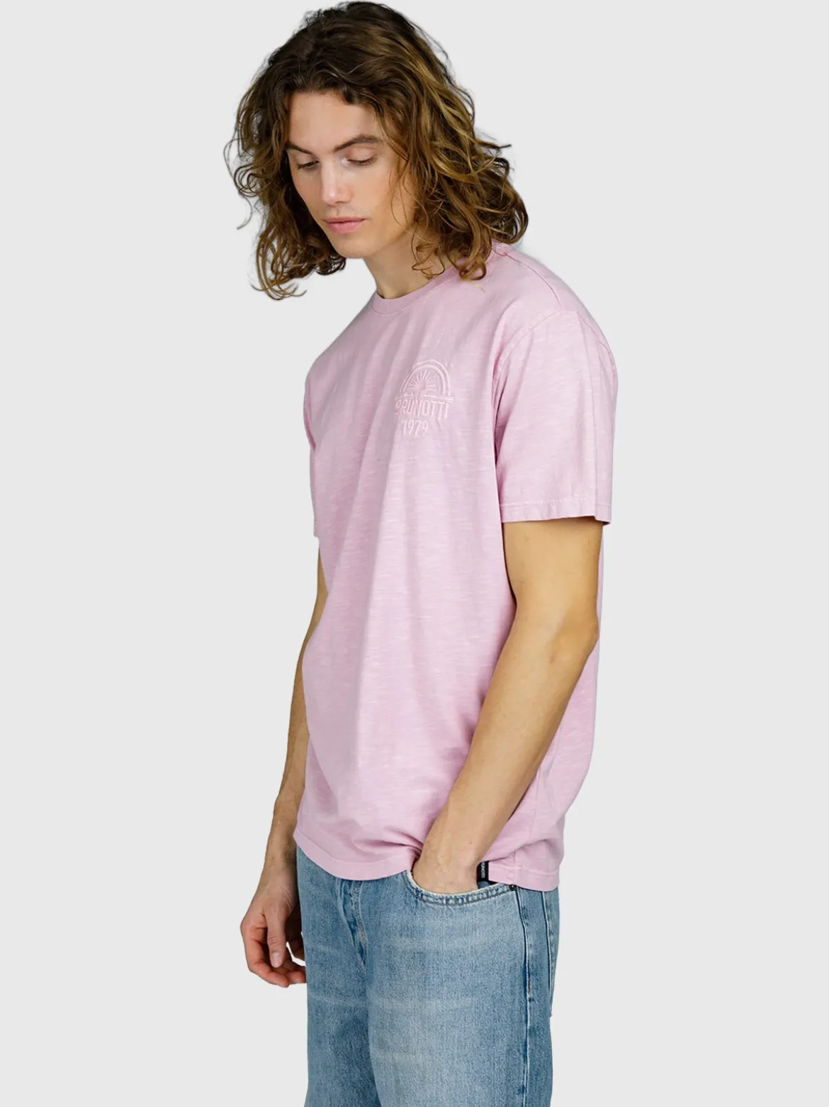 Mattey Heren T-shirt | Mauve Mist