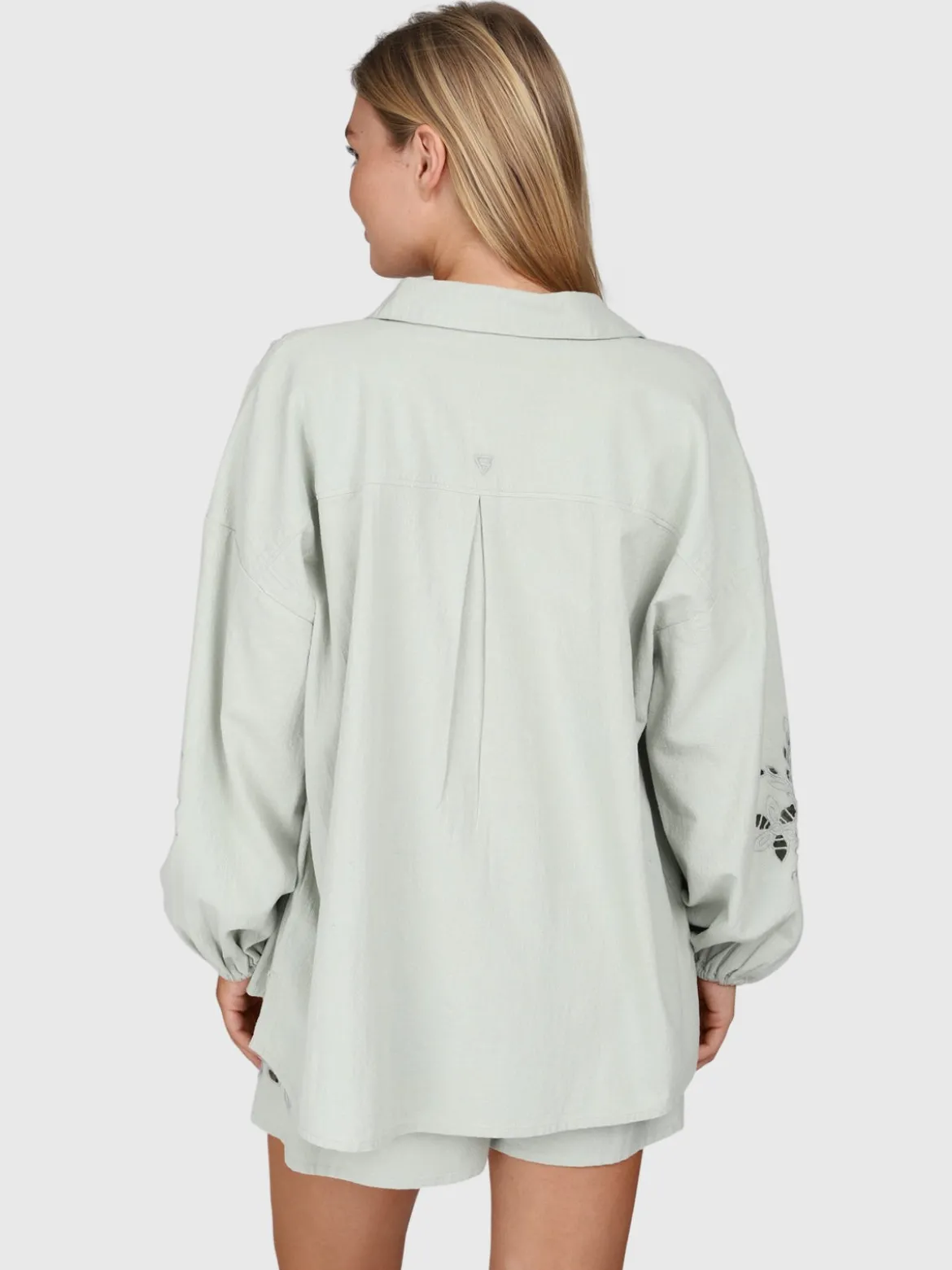Maysa Dames Shirt | Aqua Grey