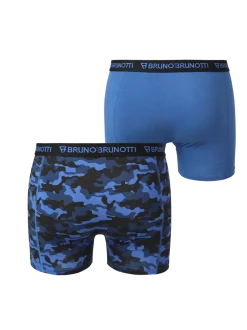 Mees 2-Pack Heren Boxershorts | Blauw