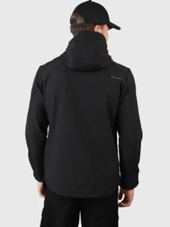Mib-N Heren Softshell Jas | Zwart