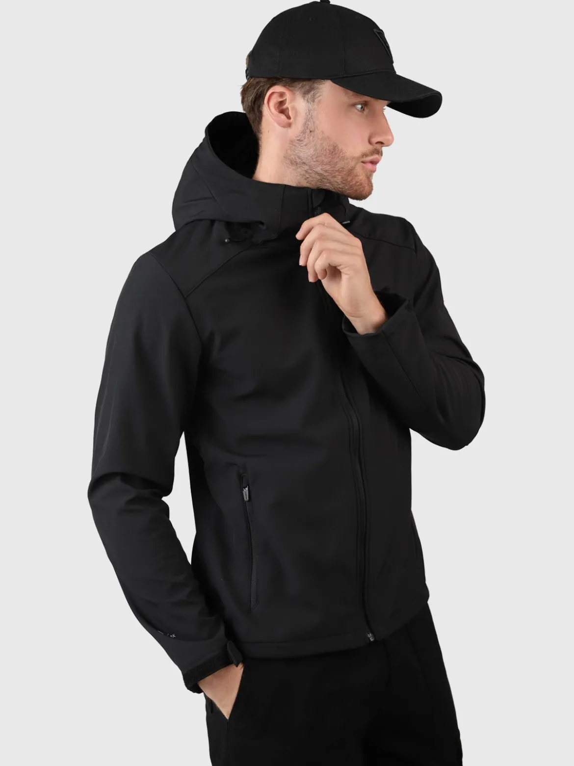 Mib-N Heren Softshell Jas | Zwart