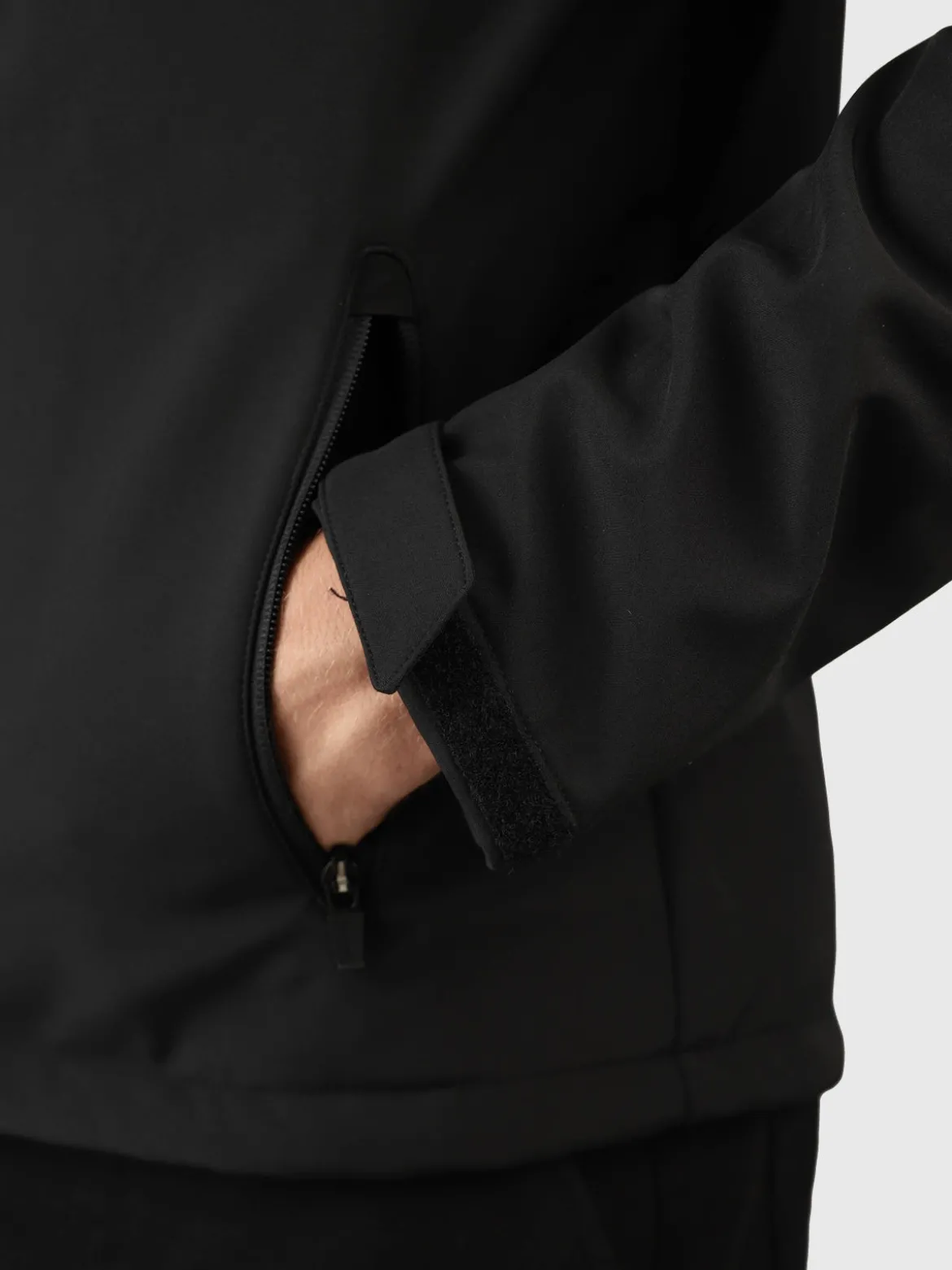 Mib-N Heren Softshell Jas | Zwart
