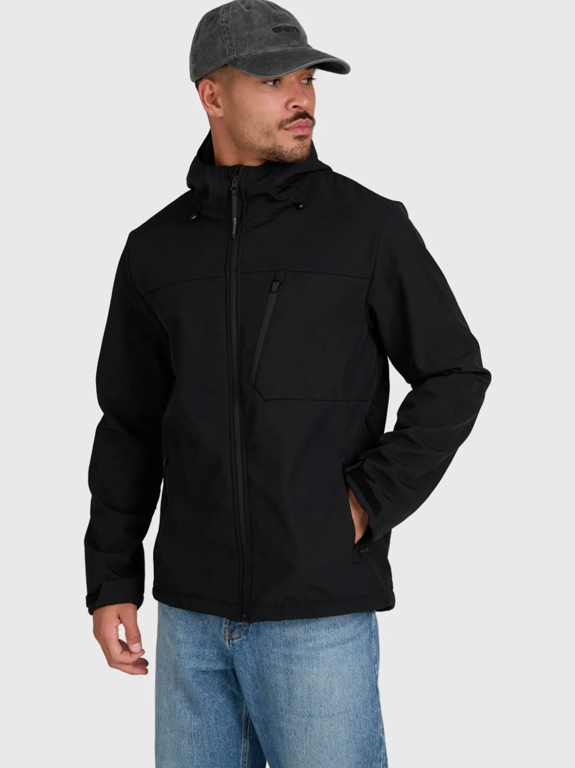 Mick Men Softshell Jacket | Black