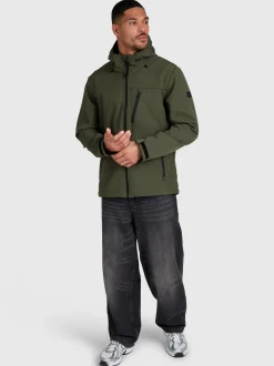 Mick Men Softshell Jacket | Deep Green