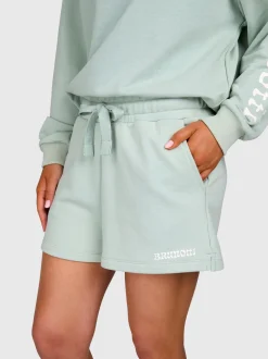 Milly Dames Sweat Short | Aqua Grey