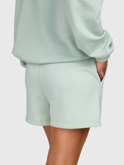 Milly Dames Sweat Short | Aqua Grey