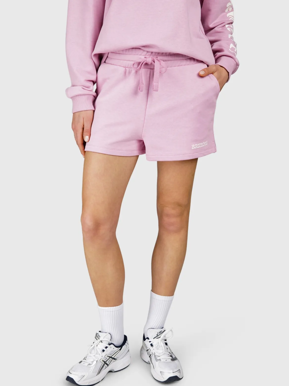 Milly Dames Sweat Short | Mauve Mist