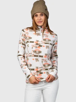 Misma-Print Dames Fleece | Leopard Snow