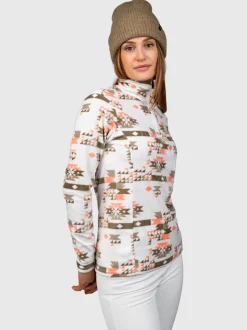 Misma-Print Dames Fleece | Leopard Snow