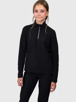 Mismy Girls Snow Fleece | Black