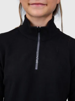 Mismy Meisjes Fleece | Zwart