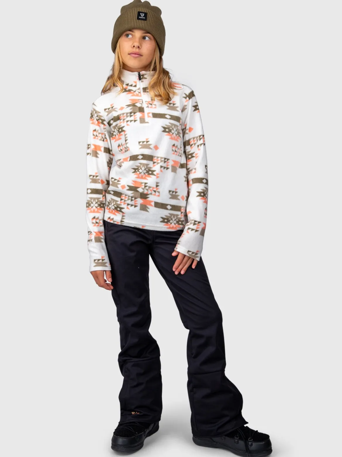 Mismy-Print Meisjes Fleece | Arctic Desert Flower