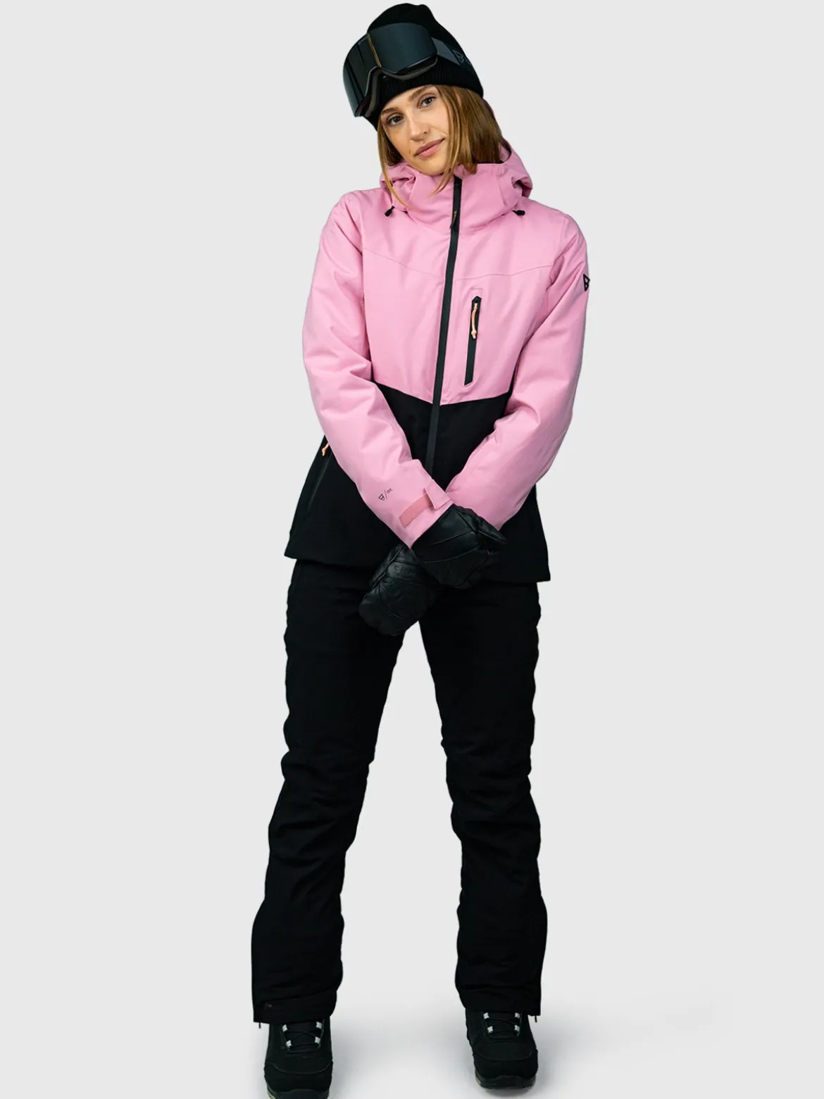 Montacia Dames Ski Jas | Dusty Pink