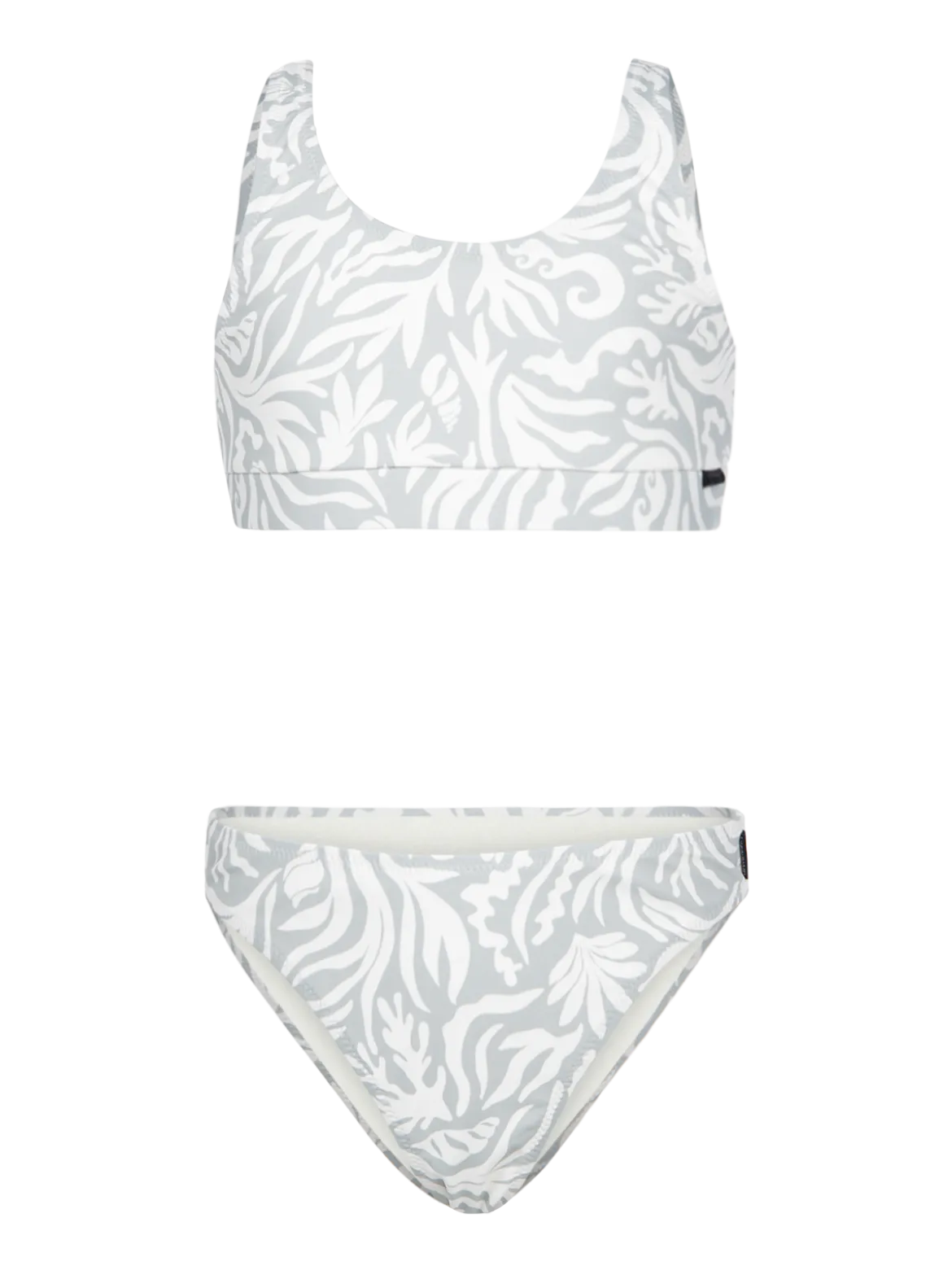 Myla-Print Meisjes Bikini | Aqua Grey