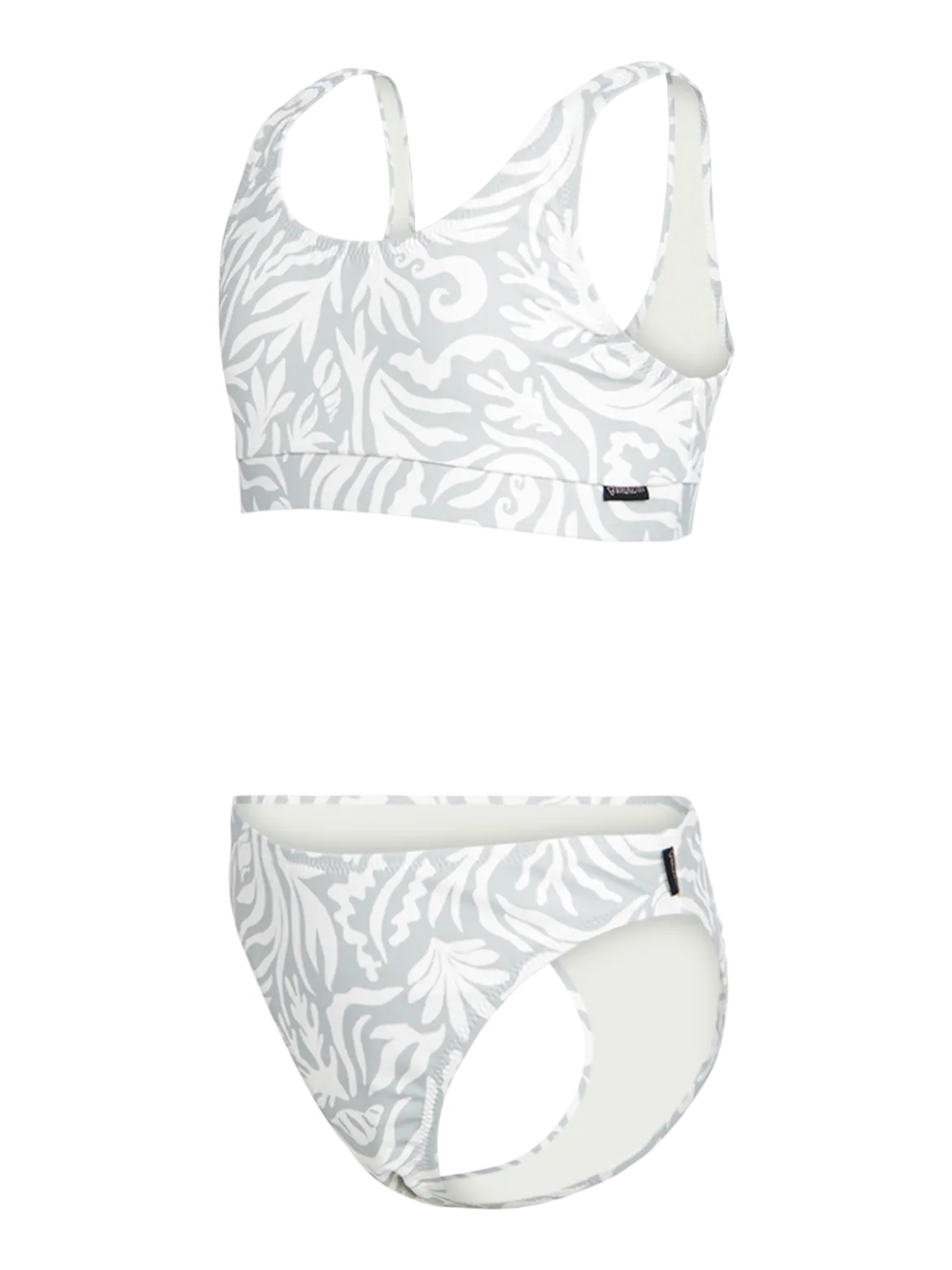 Myla-Print Meisjes Bikini | Aqua Grey