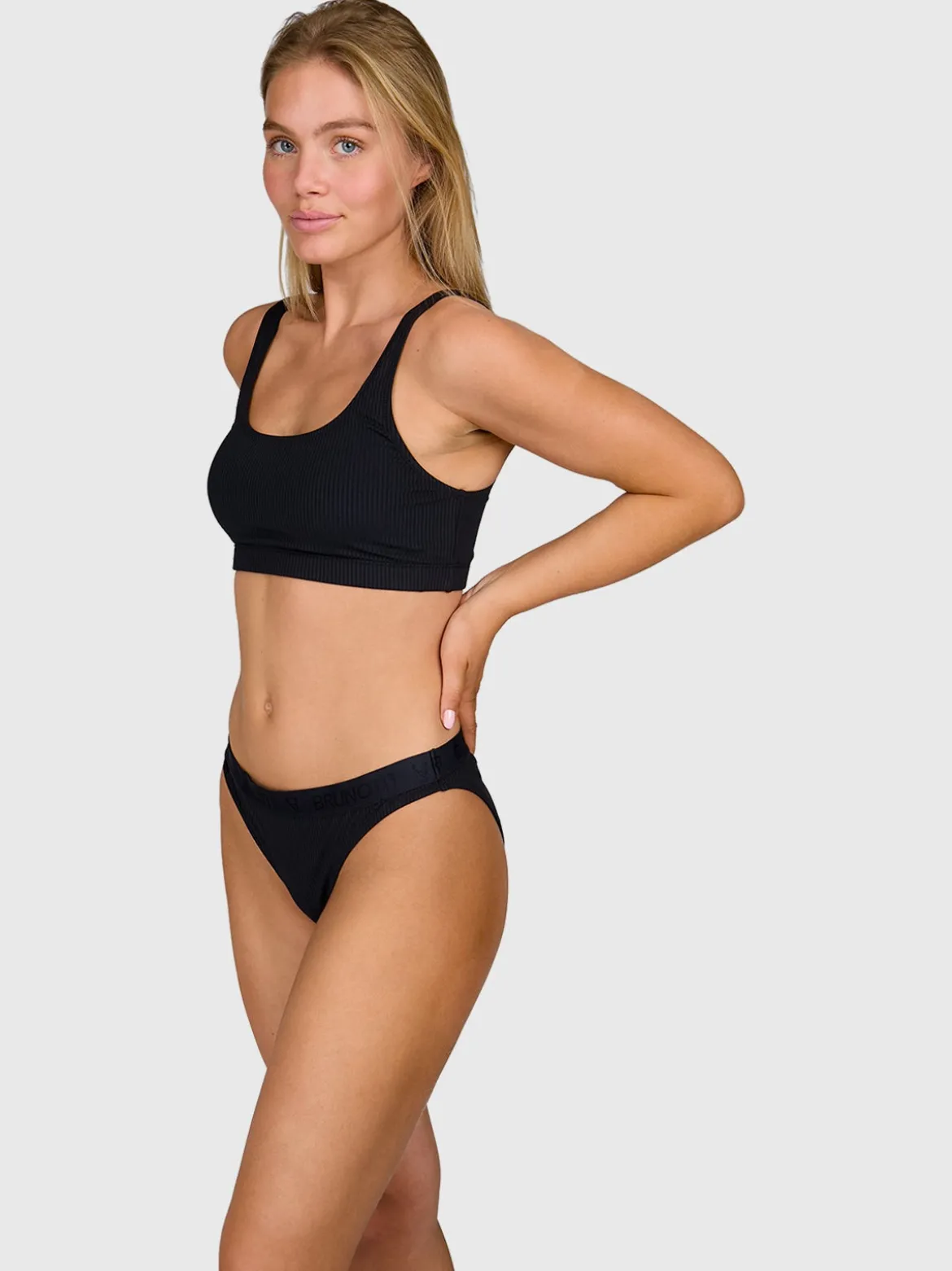Mylara-Rib Dames Bikini | Zwart