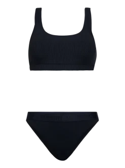 Mylara-Rib Dames Bikini | Zwart