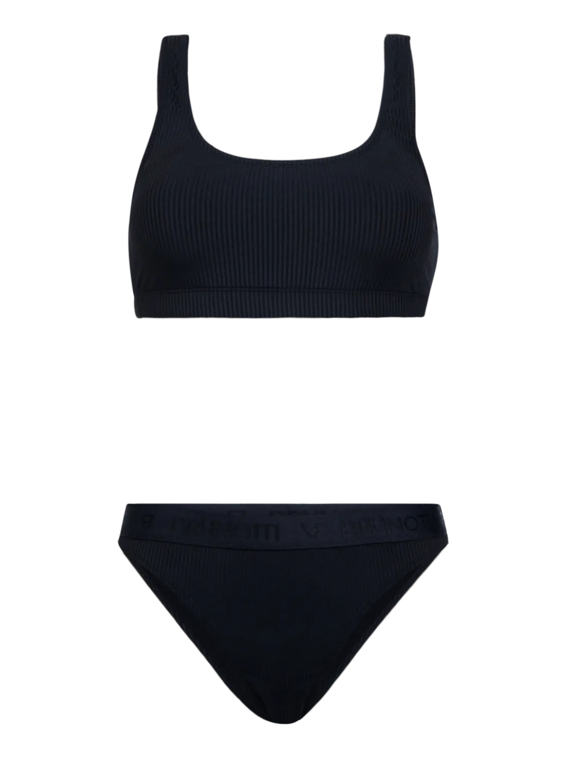 Mylara-Rib Dames Bikini | Zwart