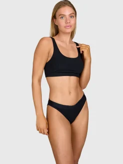 Mylara-Rib Dames Bikini | Zwart