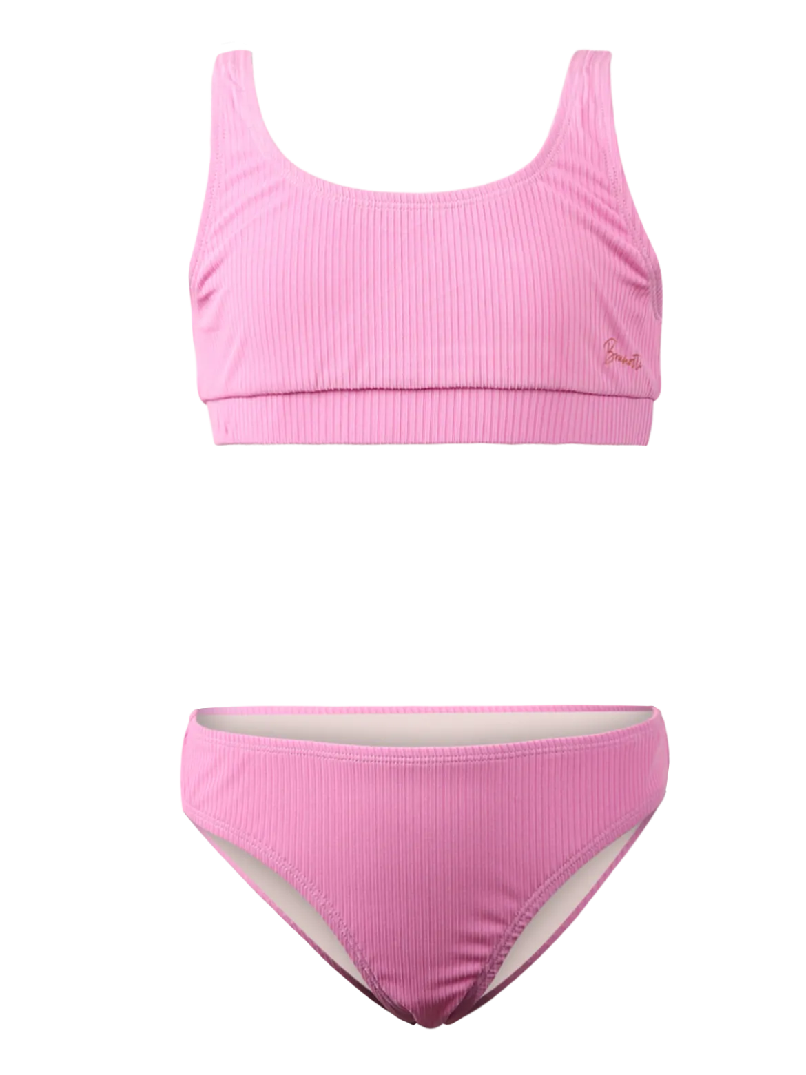 Myla-Rib Mädchen Sport Bikini Set | Violet