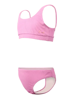 Myla-Rib Mädchen Sport Bikini Set | Violet