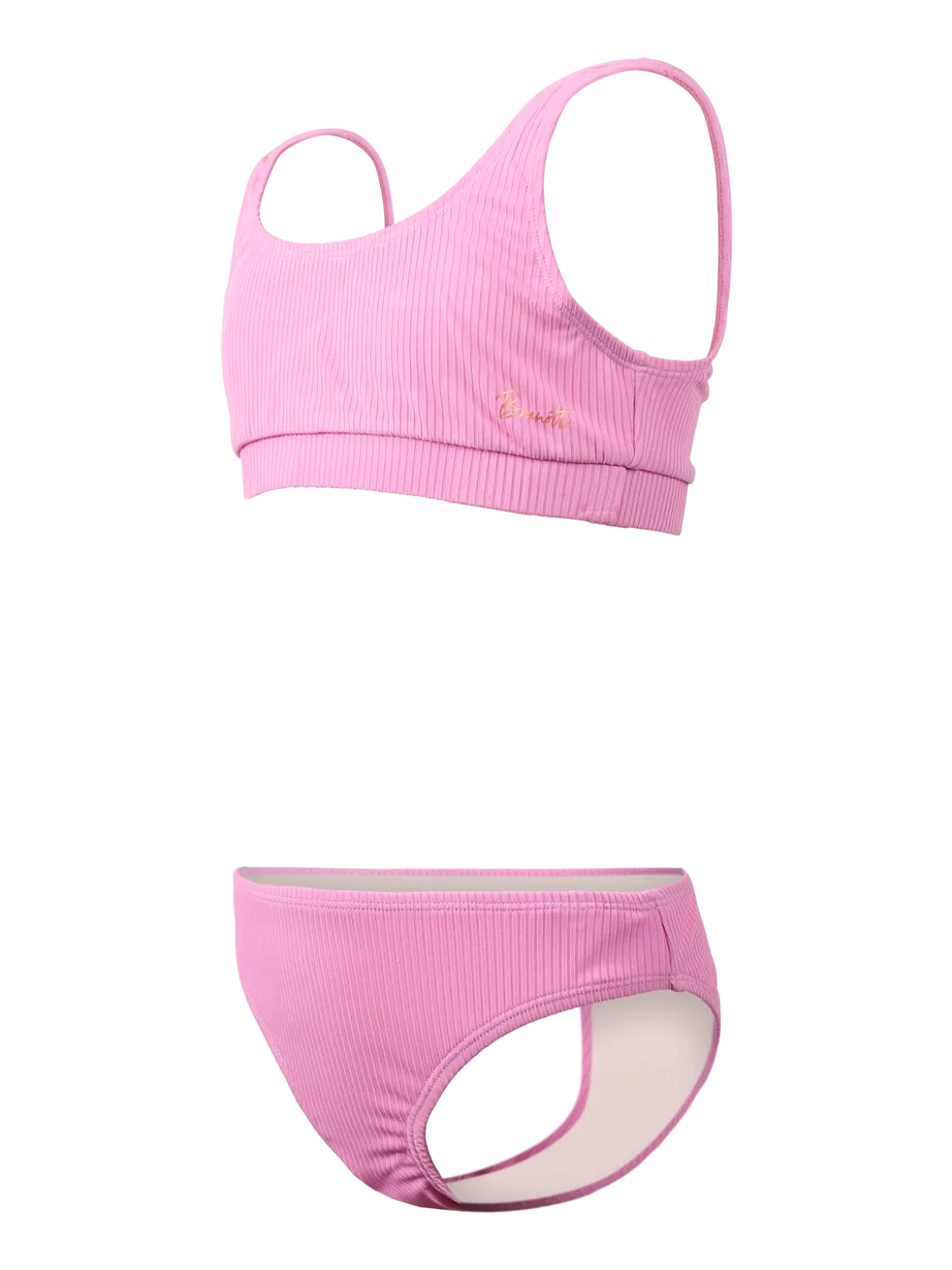 Myla-Rib Mädchen Sport Bikini Set | Violet