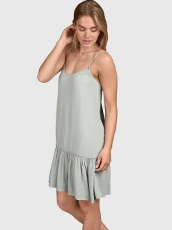 Nami Dames Jurk | Aqua Grey