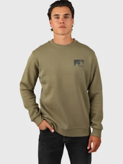 Navaldor Heren Sweater | Dusky Green