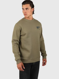 Navaldor Heren Sweater | Dusky Green