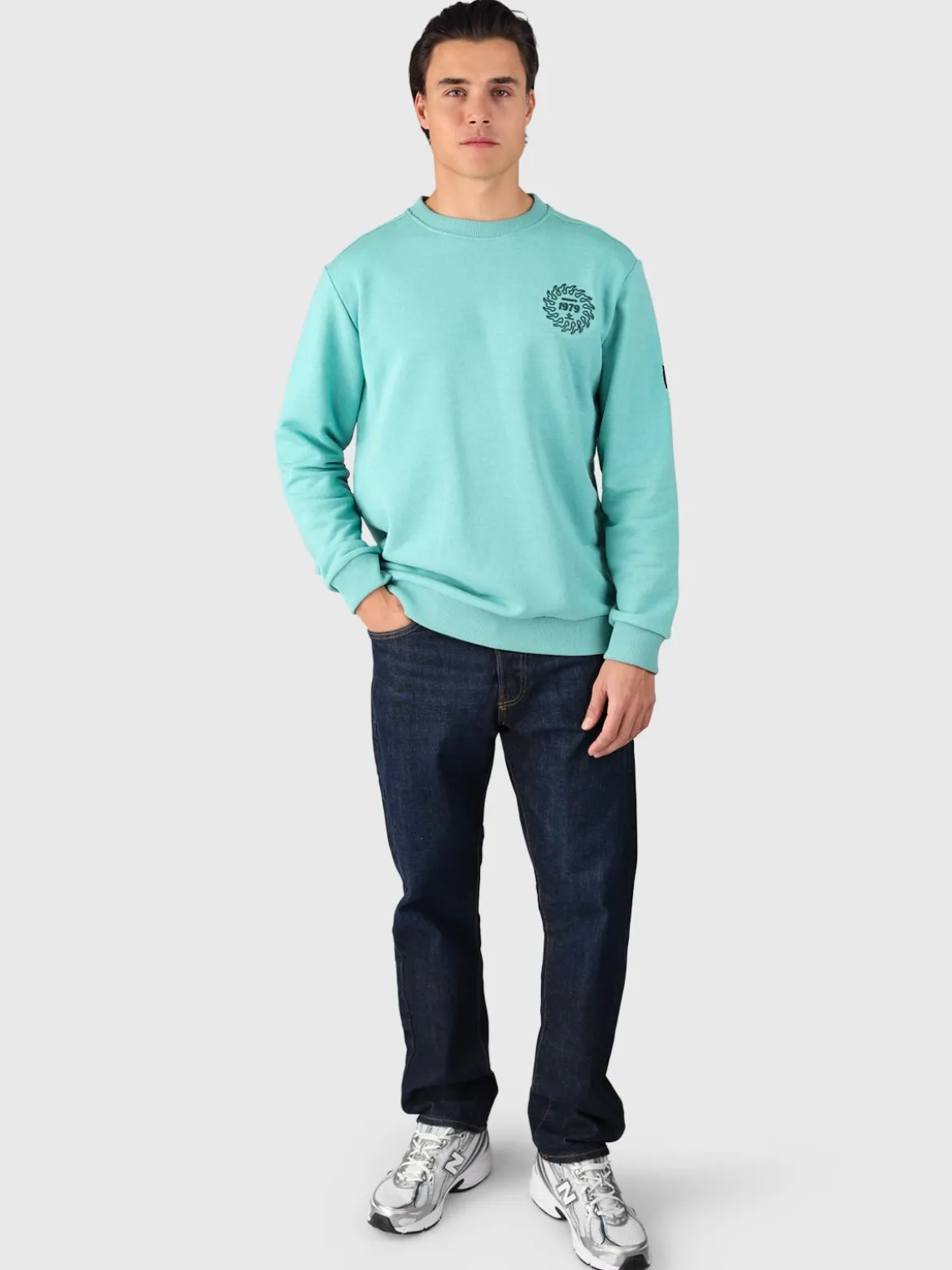Naval Heren Sweater | Bottle Green