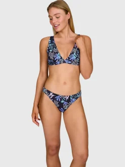 Nell-Print Dames Bikini Broekje | Zwart