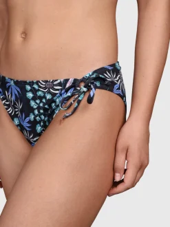 Nolestina-Print Dames Bikini Broekje | Zwart