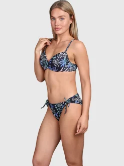Nolestina-Print Dames Bikini Broekje | Zwart