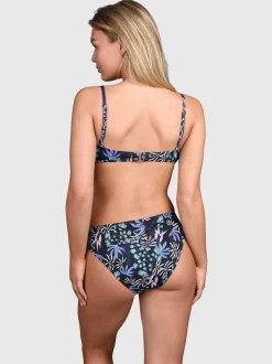 Nolestina-Print Dames Bikini Broekje | Zwart