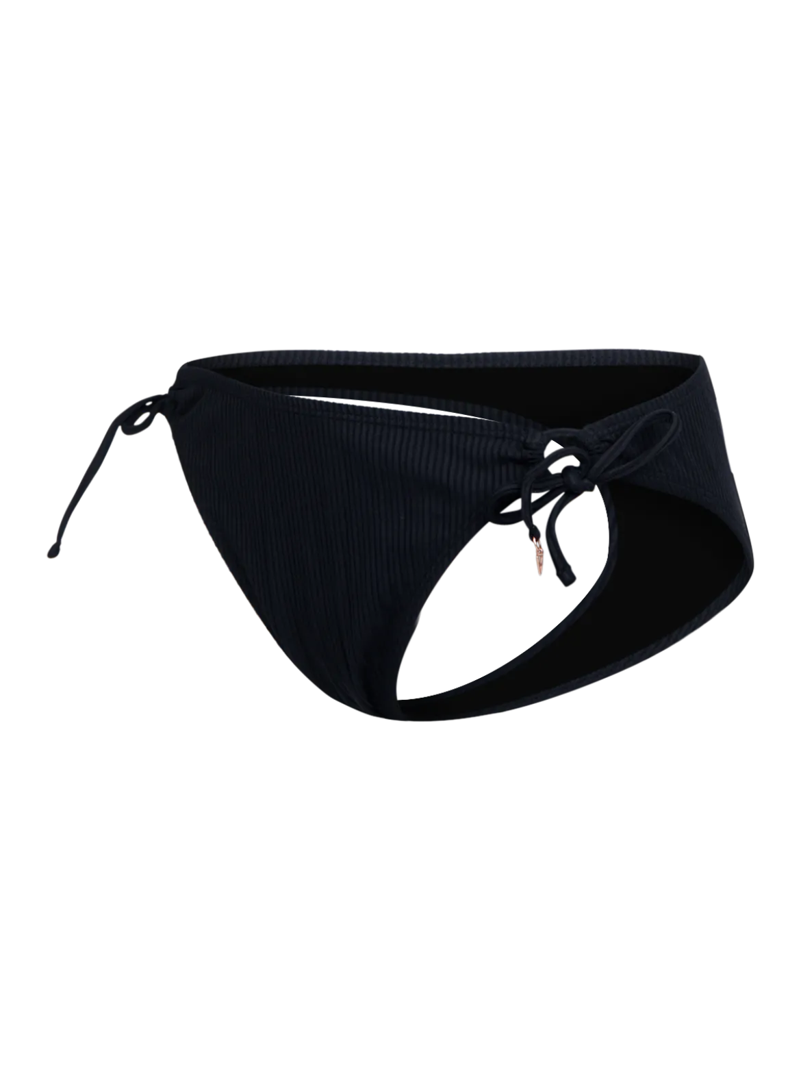 Nolestina-Rib Dames Bikini Broekje | Zwart