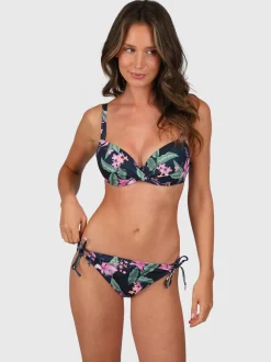 Nolestina-Tropicana Dames Bikinibroekje | Indigo Blue