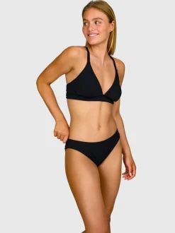 Nolina-Rib Dames Bikini Broekje | Zwart