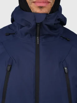 Norrow Heren Ski Jas | Indigo Blue