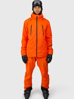 Norrow Heren Ski Jas | Punch Orange