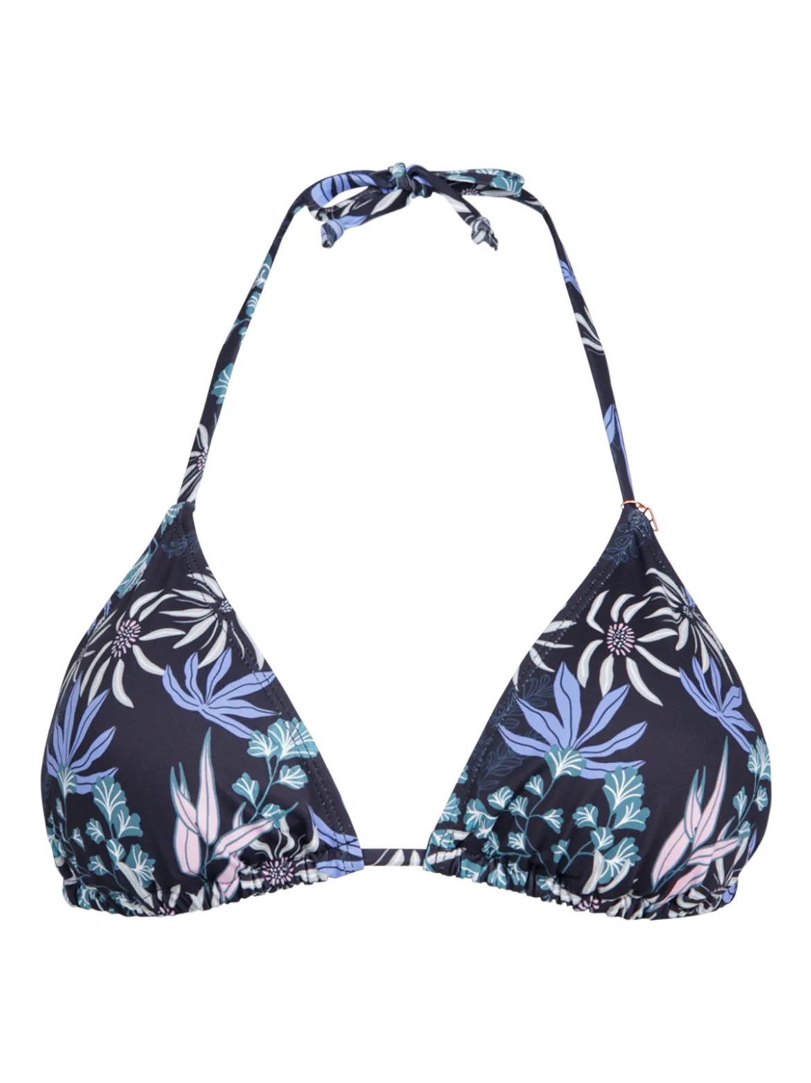 Novalee-Print Dames Bikini Top | Zwart