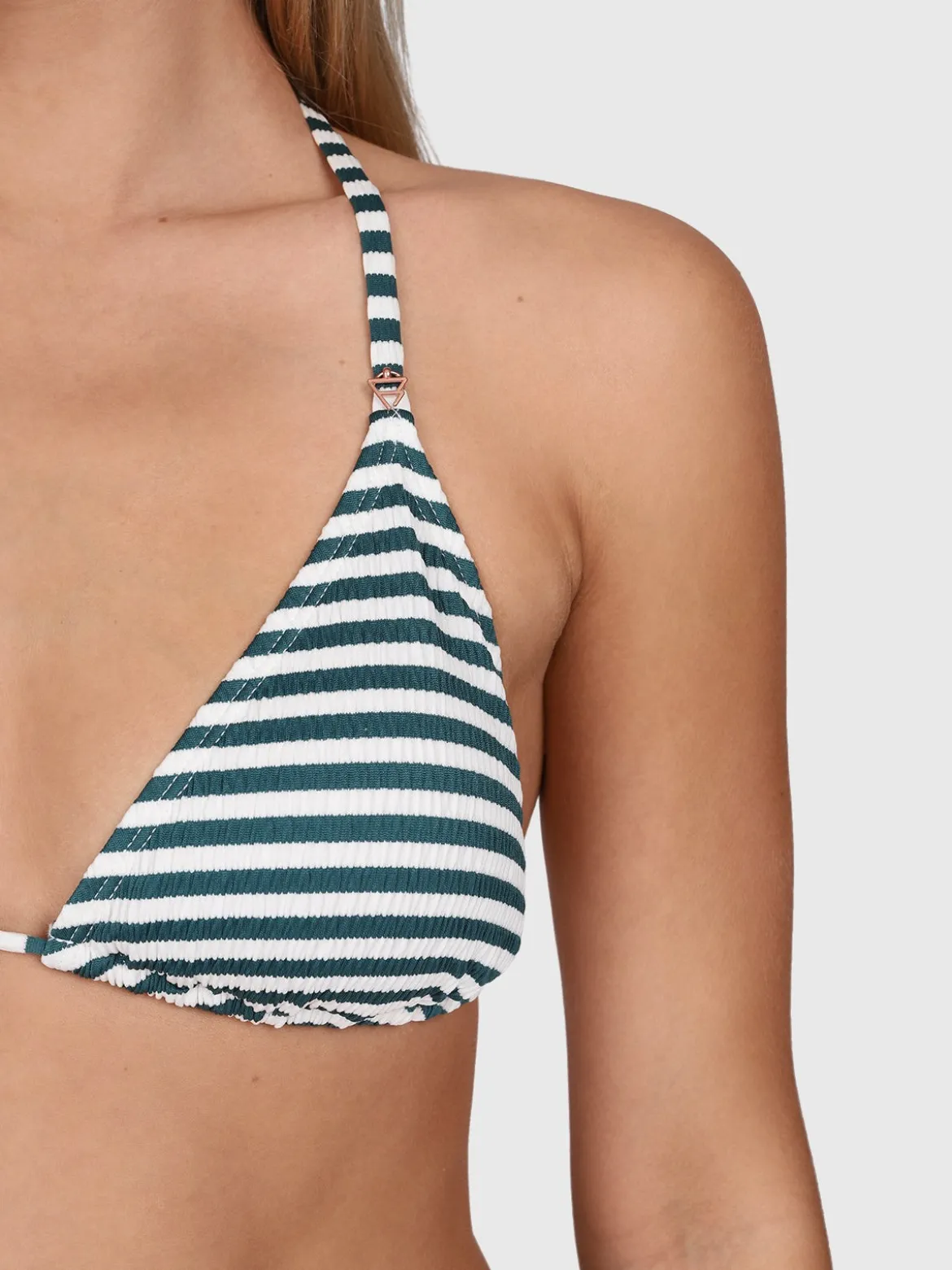 Novalee-Stripe Dames Bikini Top | Snow
