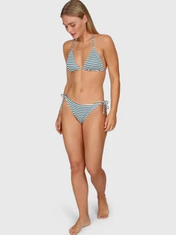 Novalee-Stripe Dames Bikini Top | Snow